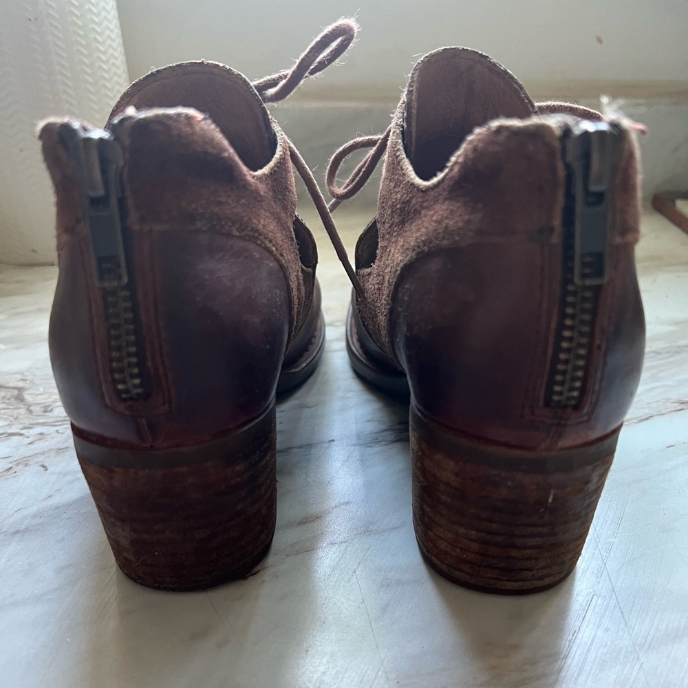 Born booties in cognac sz 7 - Picture 3 of 7